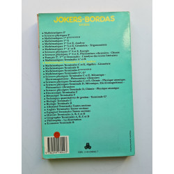 Joker maths term c analyse ae 1 092193 (Jokers Lycées)