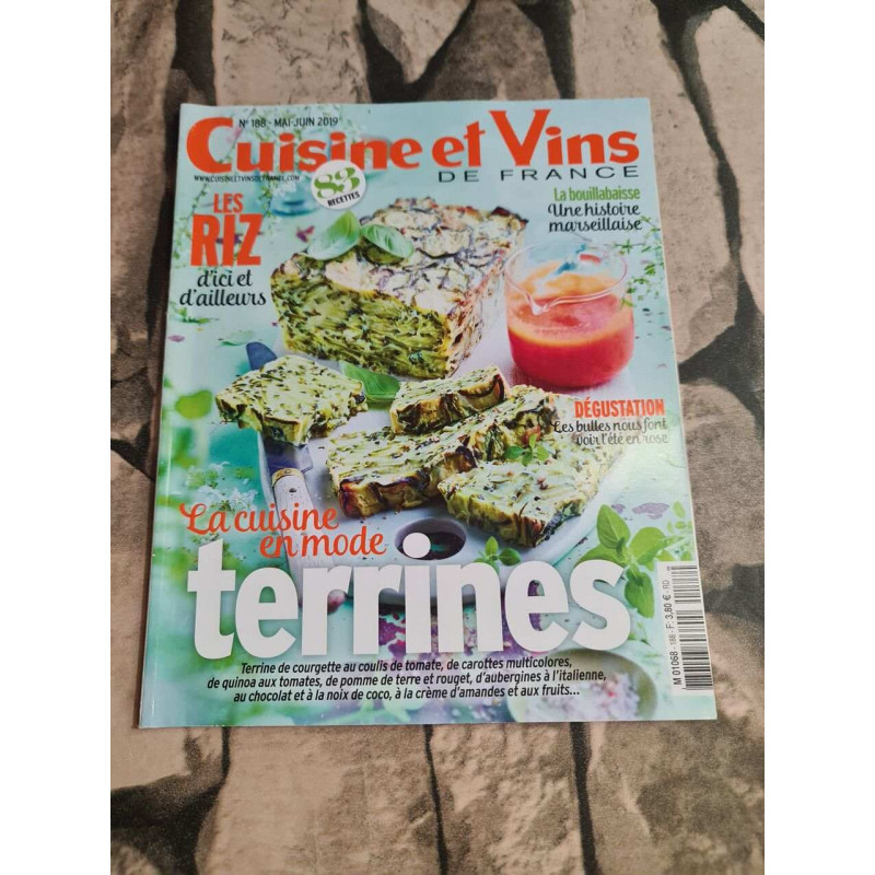Cuisine et vins de France nº 188