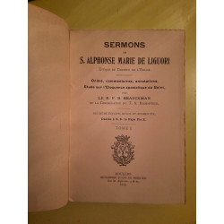 r p b Braeckman Sermons de s Alphonse Marie de liguori Tome 1 roulers