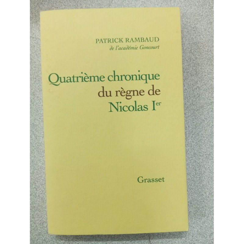 Quatrième chronique du règne de Nicolas 1er