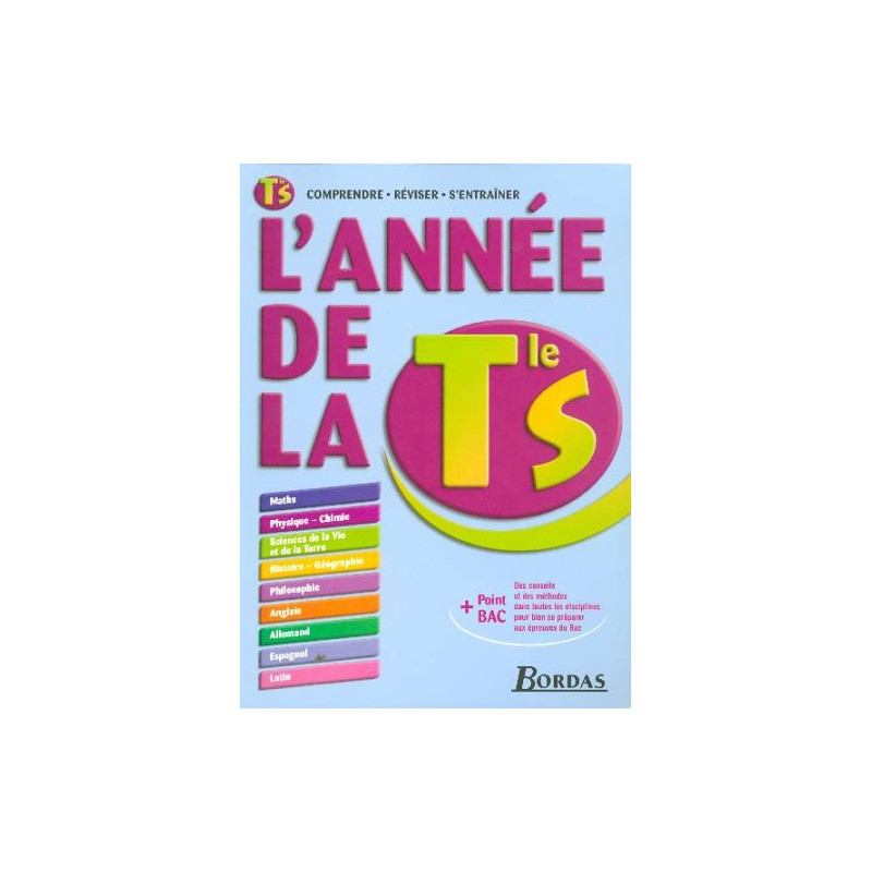 L'AD LA TERMINALE S 2006 COMPRENDRE REVISER S'ENTRAINER + POINT...