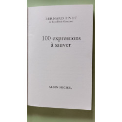 100 Expressions à sauver