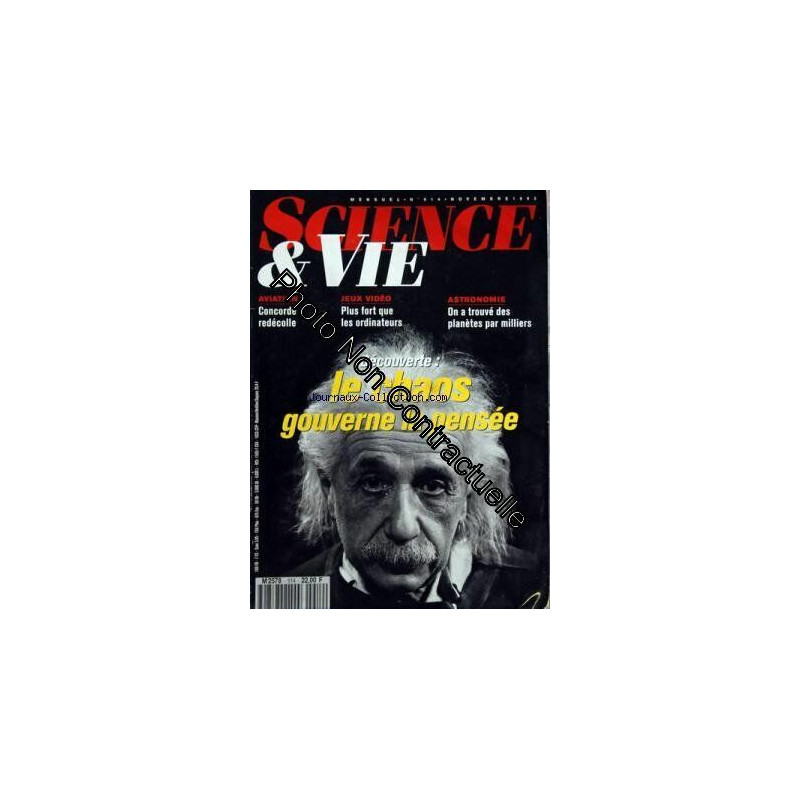 SCIENCE ET VIE [No 914] du 01/11/1993 - DECOUVERTE - LE CHAOS...