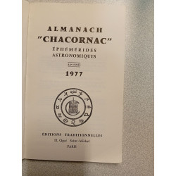 Almanach chacornac - ephémérides astronomiques 1977
