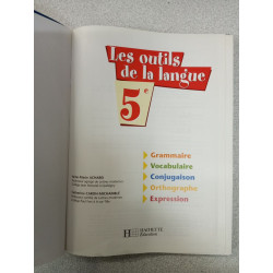 Les outils de la langue cinquième