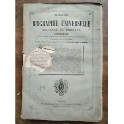 Biographie Universelle - Ancienne et moderne Tome Onzième et Cie