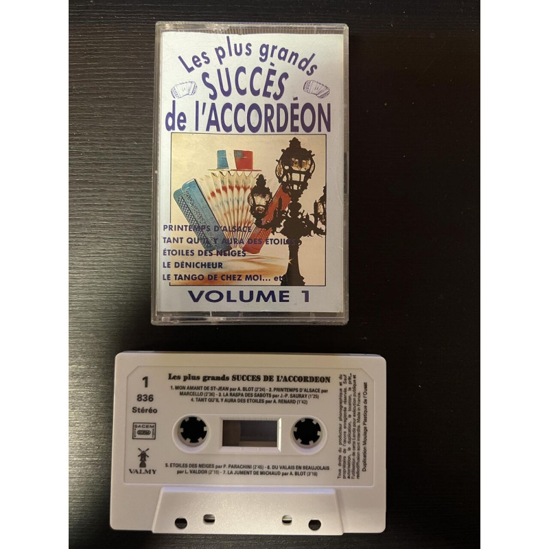 K7 Audio : Le Plus Grands Succès de l'Accordéon