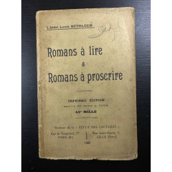 Romans à Lire et Romans à Proscrire septième edition