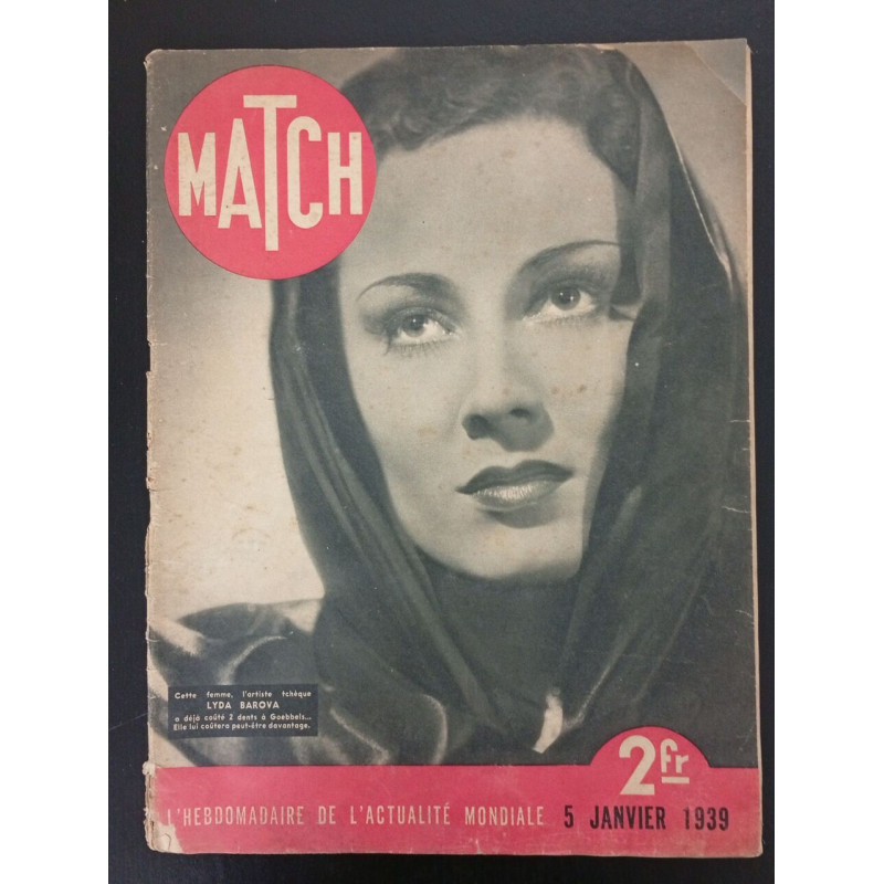 Match - 5 janvier 1939