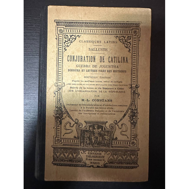 Classiques latins Salluste Conjuration de catilina