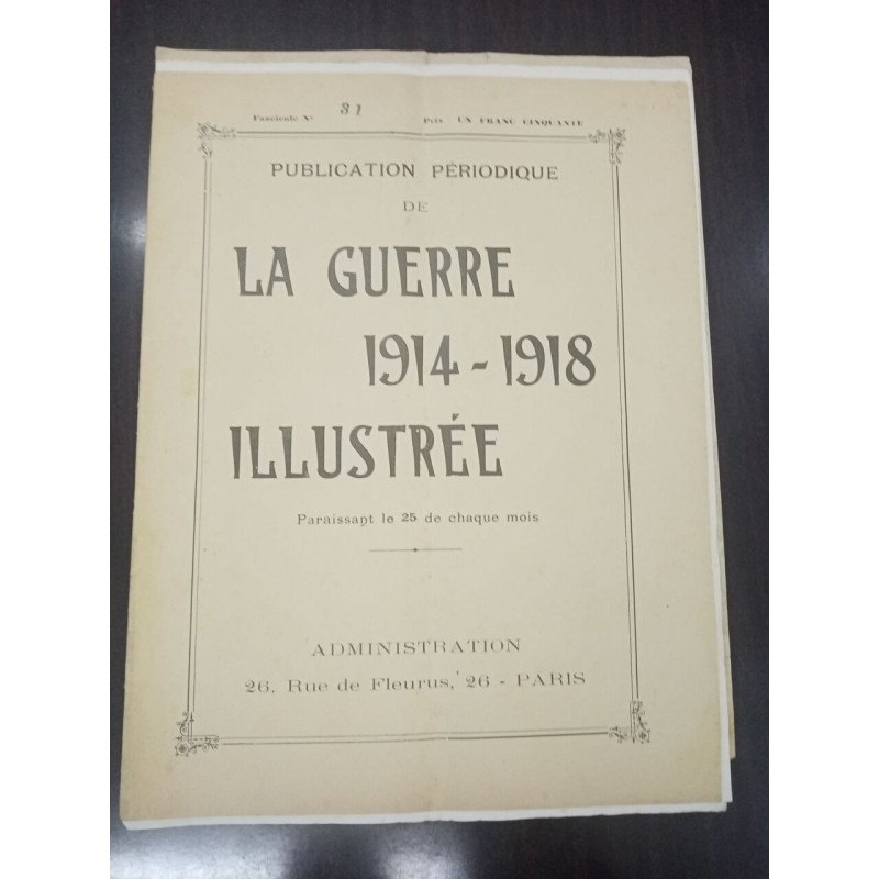 La guerre 1914-1918 illustrée N° 31