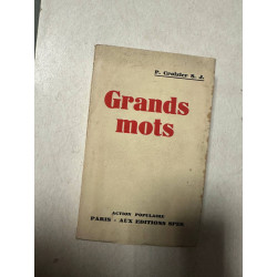 Grands mots