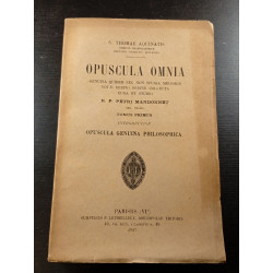 Opuscula omnia Tomus Primus Introduction