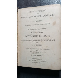 Dictionnaire de poche anglais -français