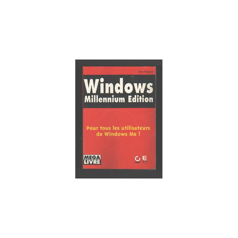 windows millennium edition Me Guide Utilisation