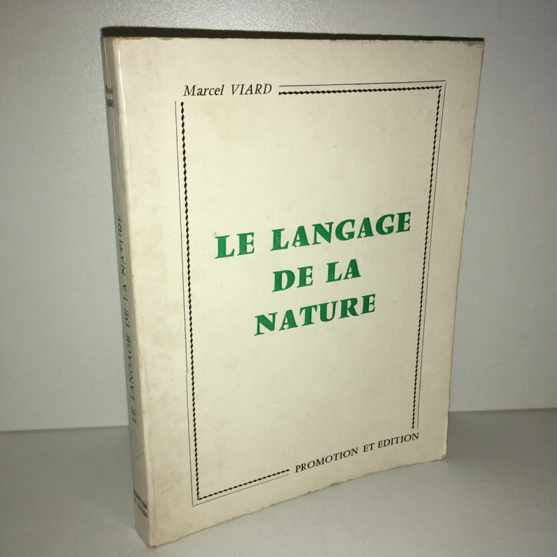 Marcel Viard LE LANGAGE DE LA NATURE Promotion