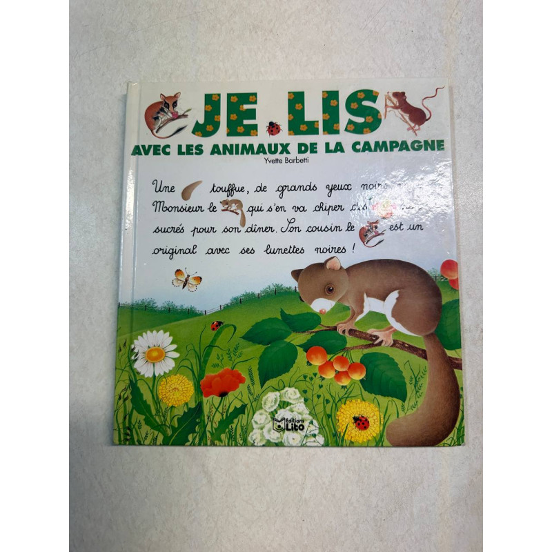 Je lis avec les animaux de la campagne