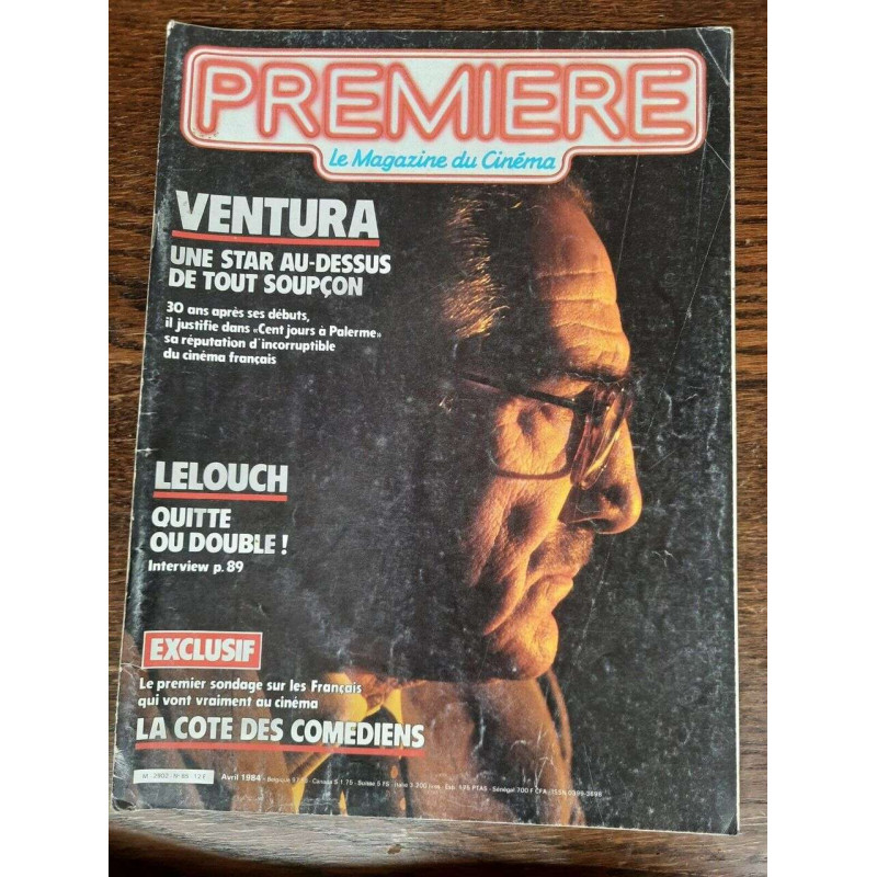 Premiere Le Magazine du Cinéma Nº85 1984