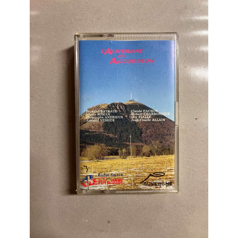 L'Auvergne en Accordéon Cassette Audio-K7