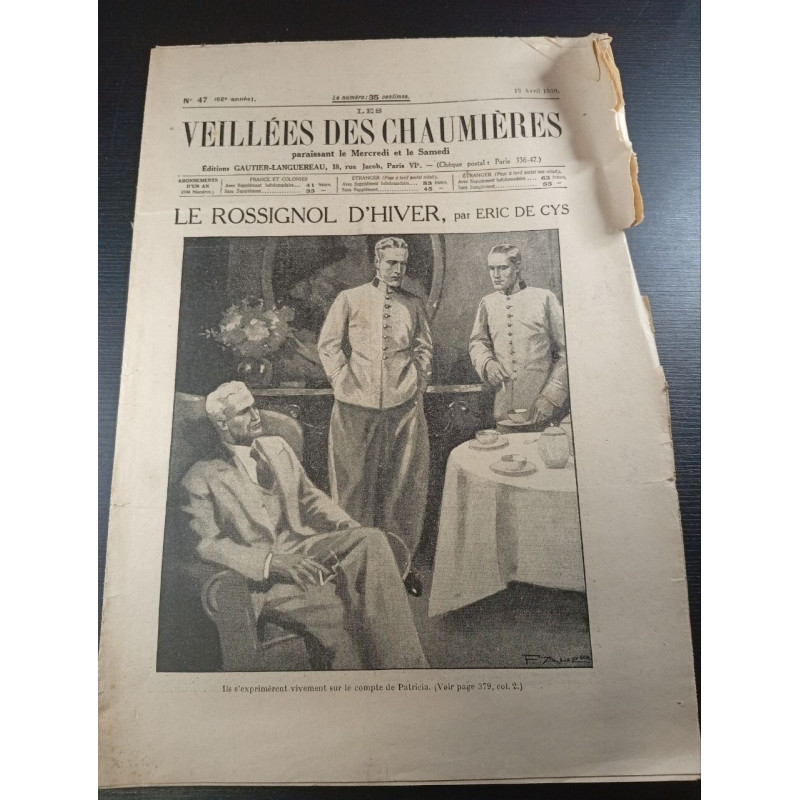 Les veillées des chaumières n°47 62e année