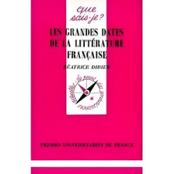 GRANDES DATES LITTERATURE FRANCAISE QSJ 1346