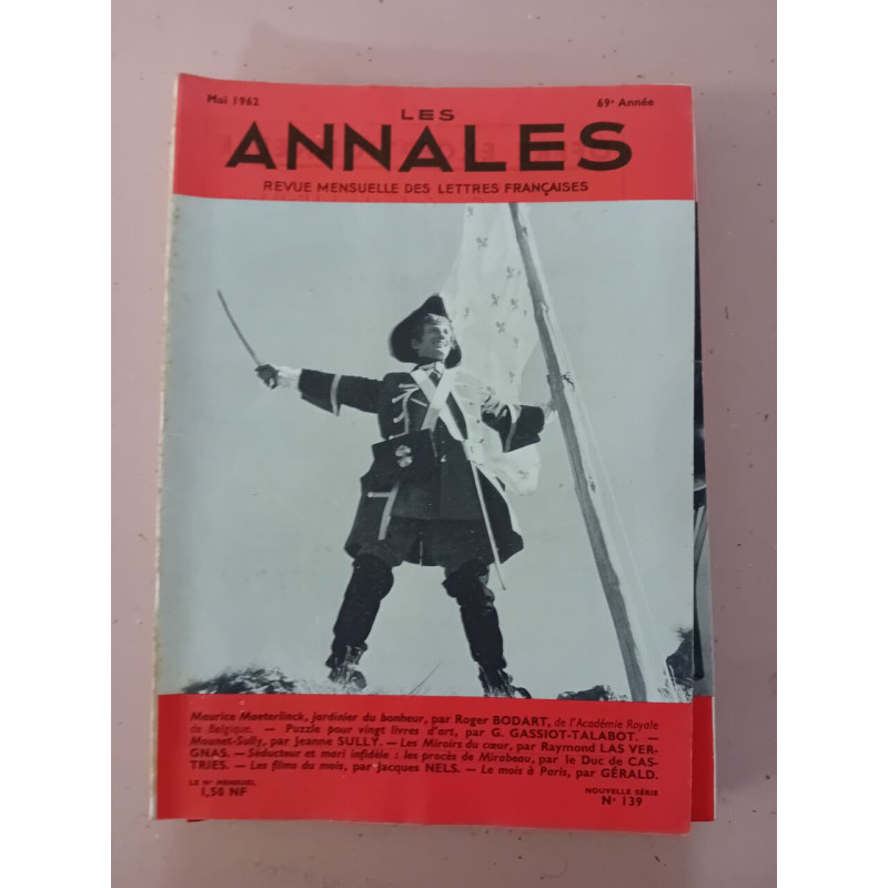 Revue Les annales des lettres françaises N° 139