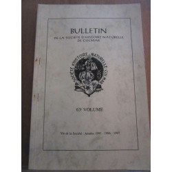 Bulletin de la Société d'Histoire Naturelle de colmar 63è volume 96 97