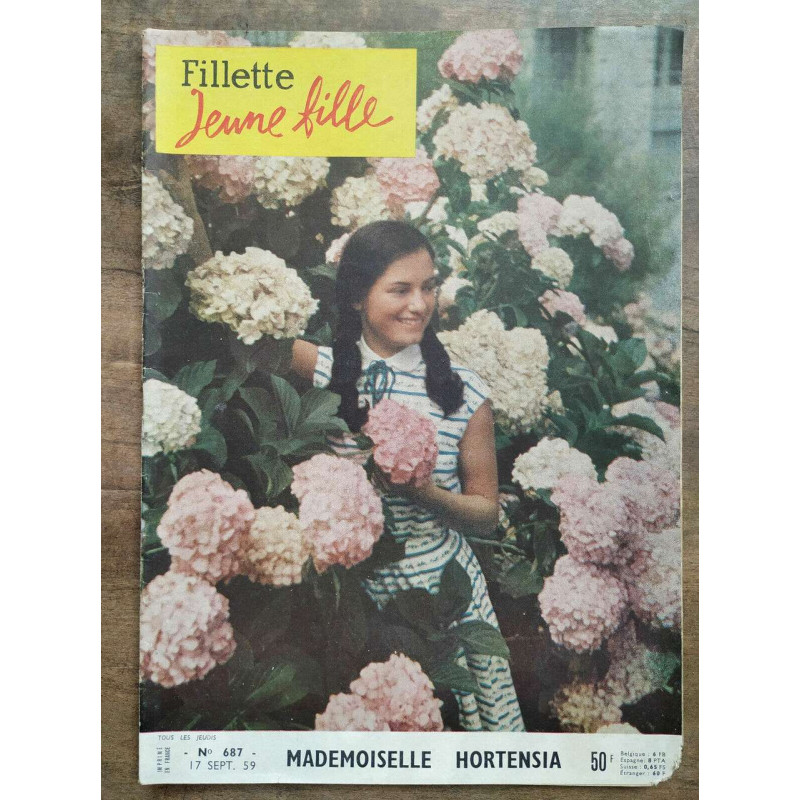 Fillette jeune fille n687 17 Septembre 1959
