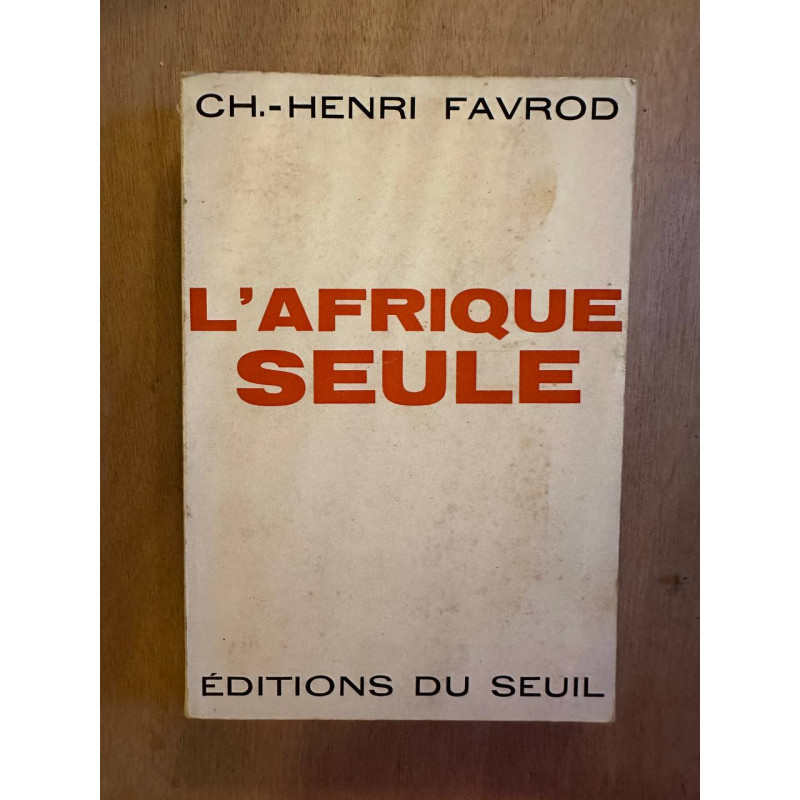 L'afrique seule
