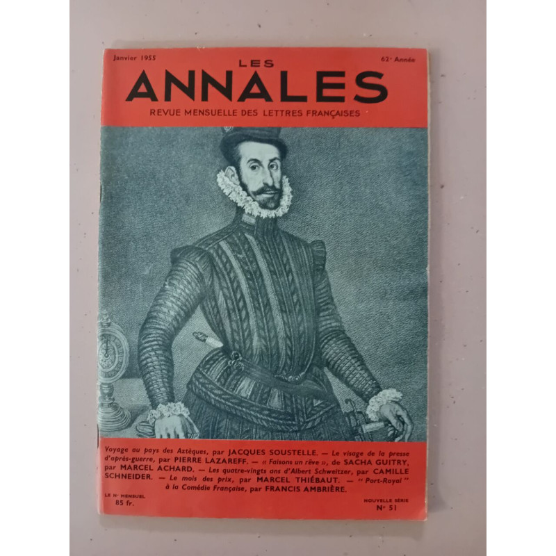 Revue Les annales des lettres françaises N° 51