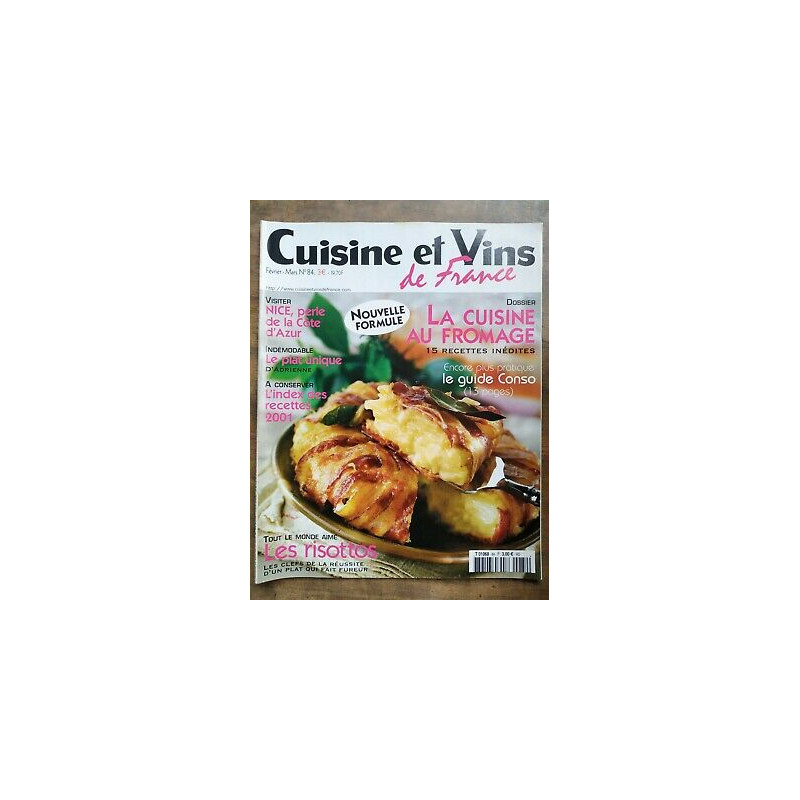 Cuisine et Vins de France Nº 84 Février mars 2002