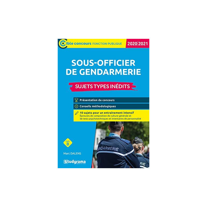 Sous-officier de gendarmerie-Sujets types inédits 2020/201:... Sous-officier de gendarmerie-Sujets types inédits 2020/201:...