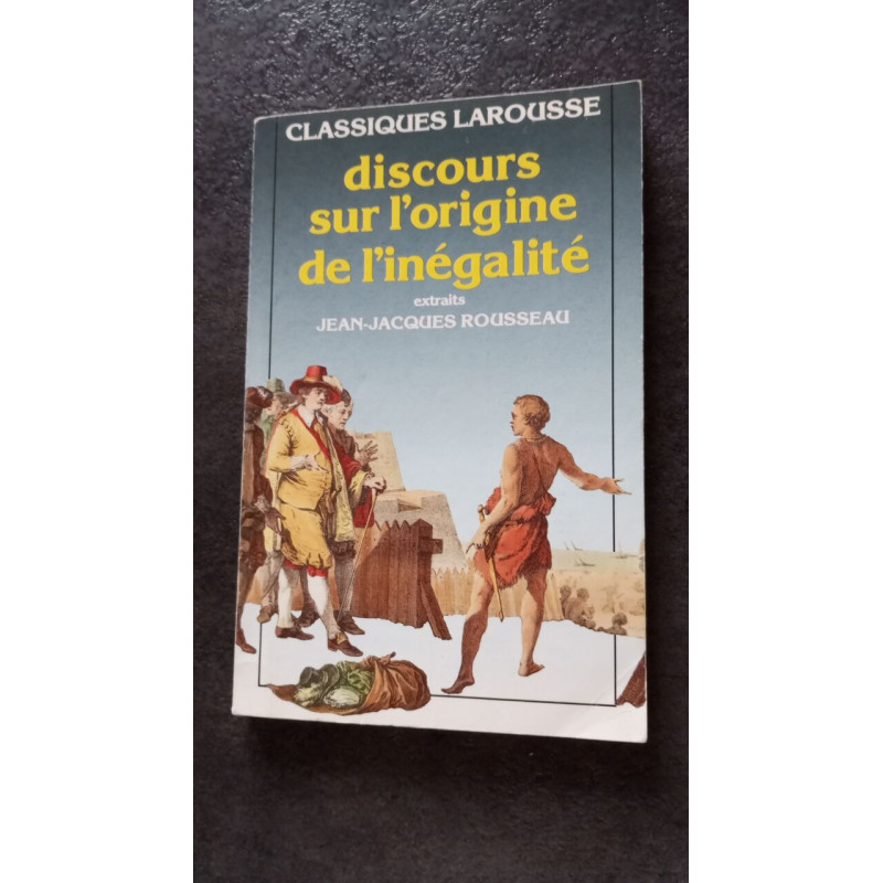 Discours sur l'origine de l'inégalité