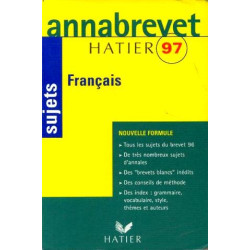 Annabrevet 97 sujets français