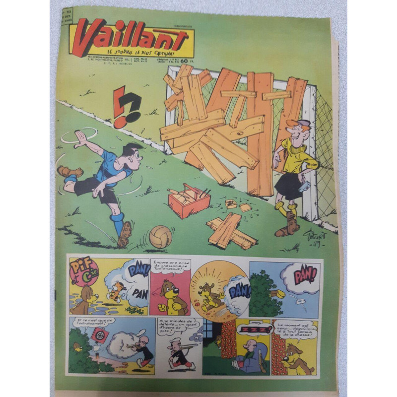 Vaillant Nº752 - Le Journal Le Plus Captivant