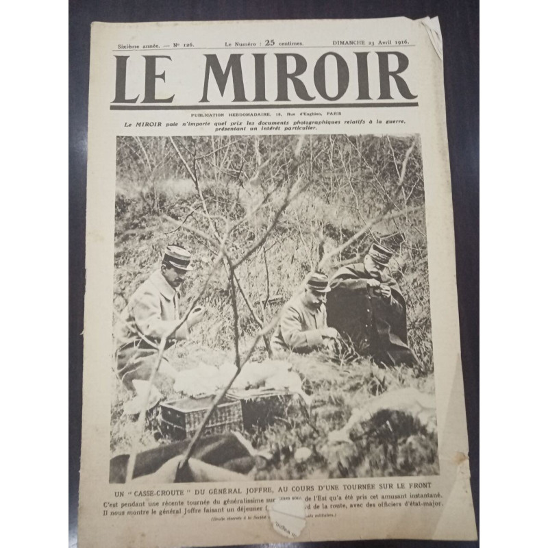 Journal Le Miroir N° 126 - 1916