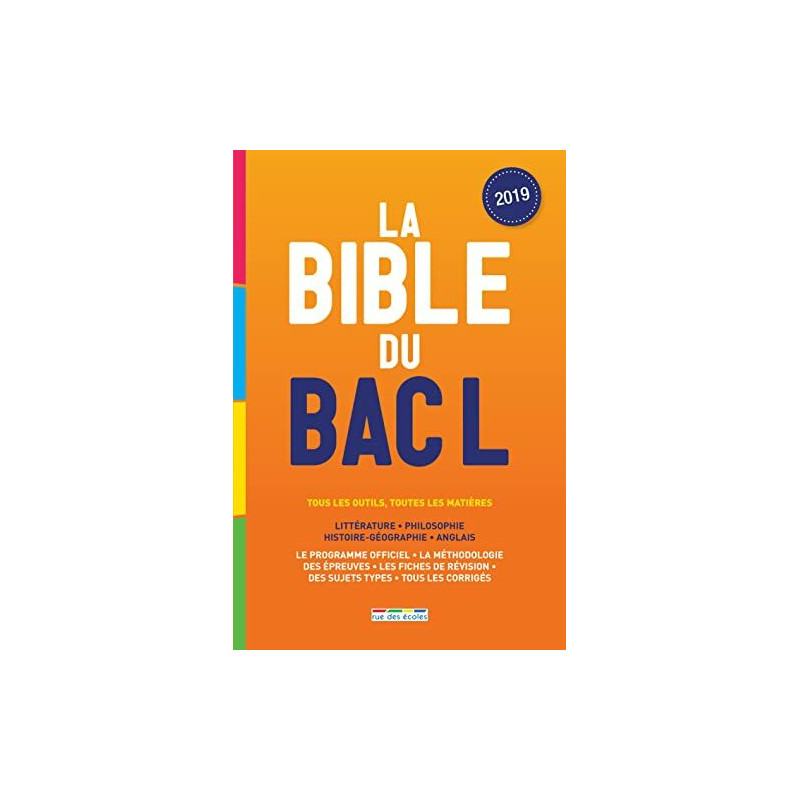 La bible du bac L 2019