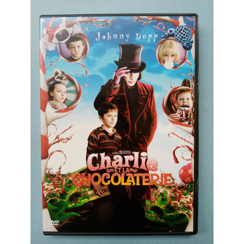 Charlie et la chocolaterie Johnny Depp DVD simple