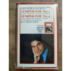 Mendelssohn Symphonie No 3 No 4 - Riccardo Muti Cassette Audio-K7