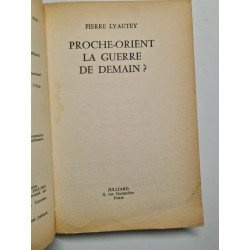 Proche-orient la guerre de demain
