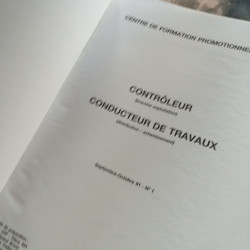 Contrôleur conducteur de travaux nº 1