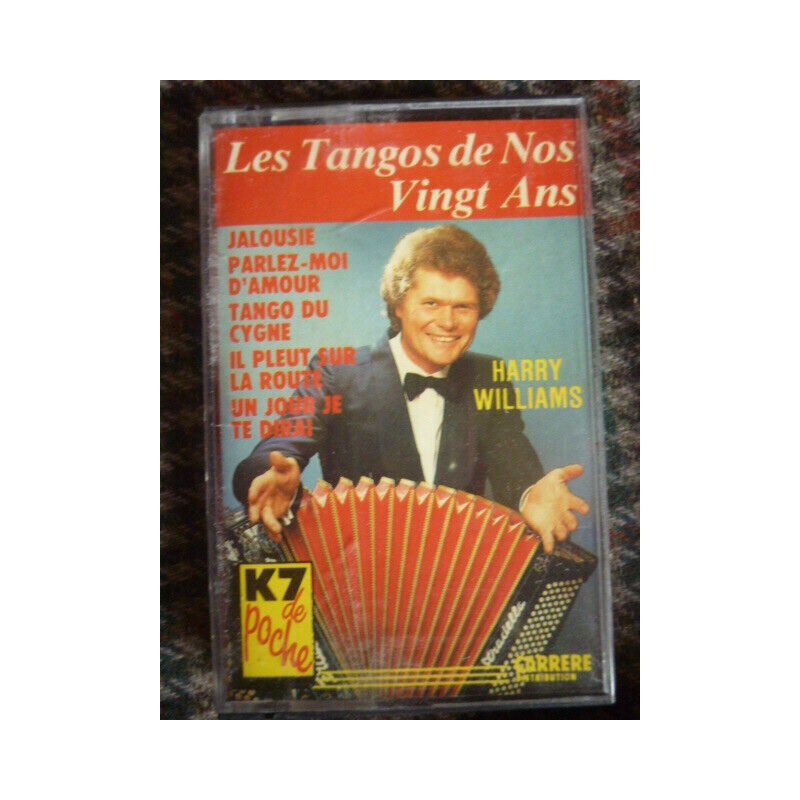 HARRY williams LES TANGOS DE NOS VINGT ANS cassette audio k7 CARRERE
