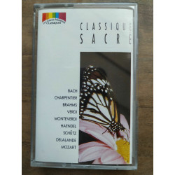 Classique sacré Bach Charpentier Brahms Cassette Audio-K7
