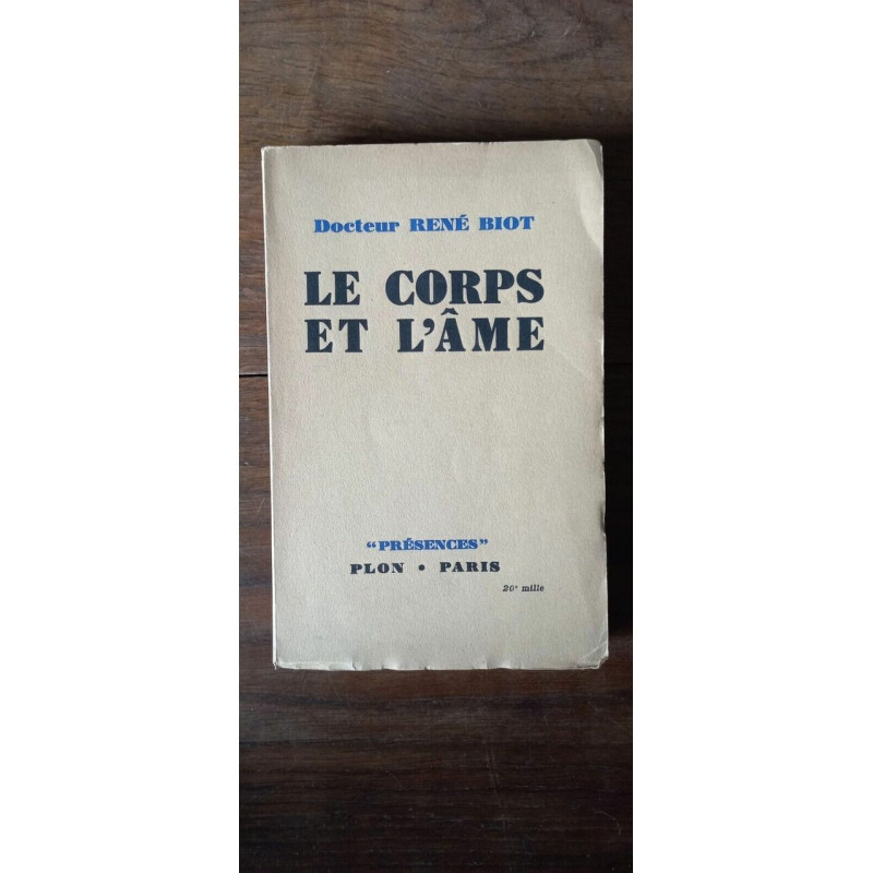 Docteur Le Corps Et l'âme plon