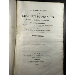 Des rapports naturels entre les deux puissances d'après la...