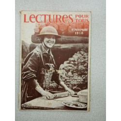 Lectures pour Tous 1er novembre 1918
