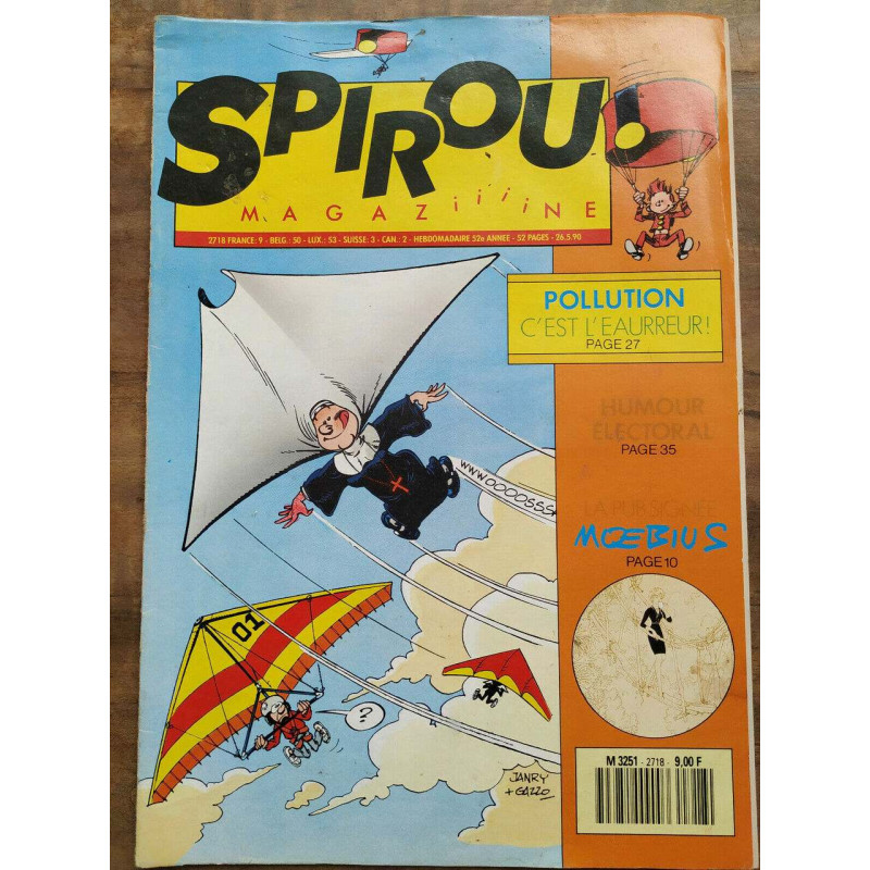 Magazine Spirou n1718 Mai 1990