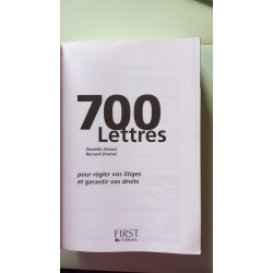700 lettres pour garantir vos droits