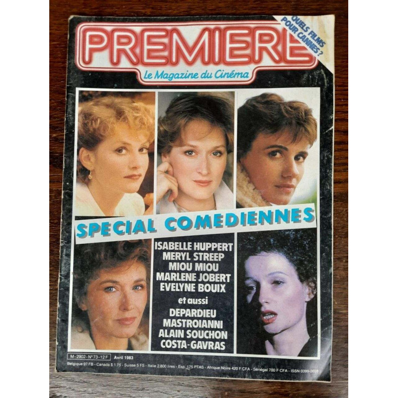 Premiere Le Magazine du Cinéma Nº 73 1983