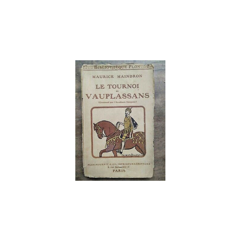 Le Tournoi de Vauplassans plon nourrit et cie